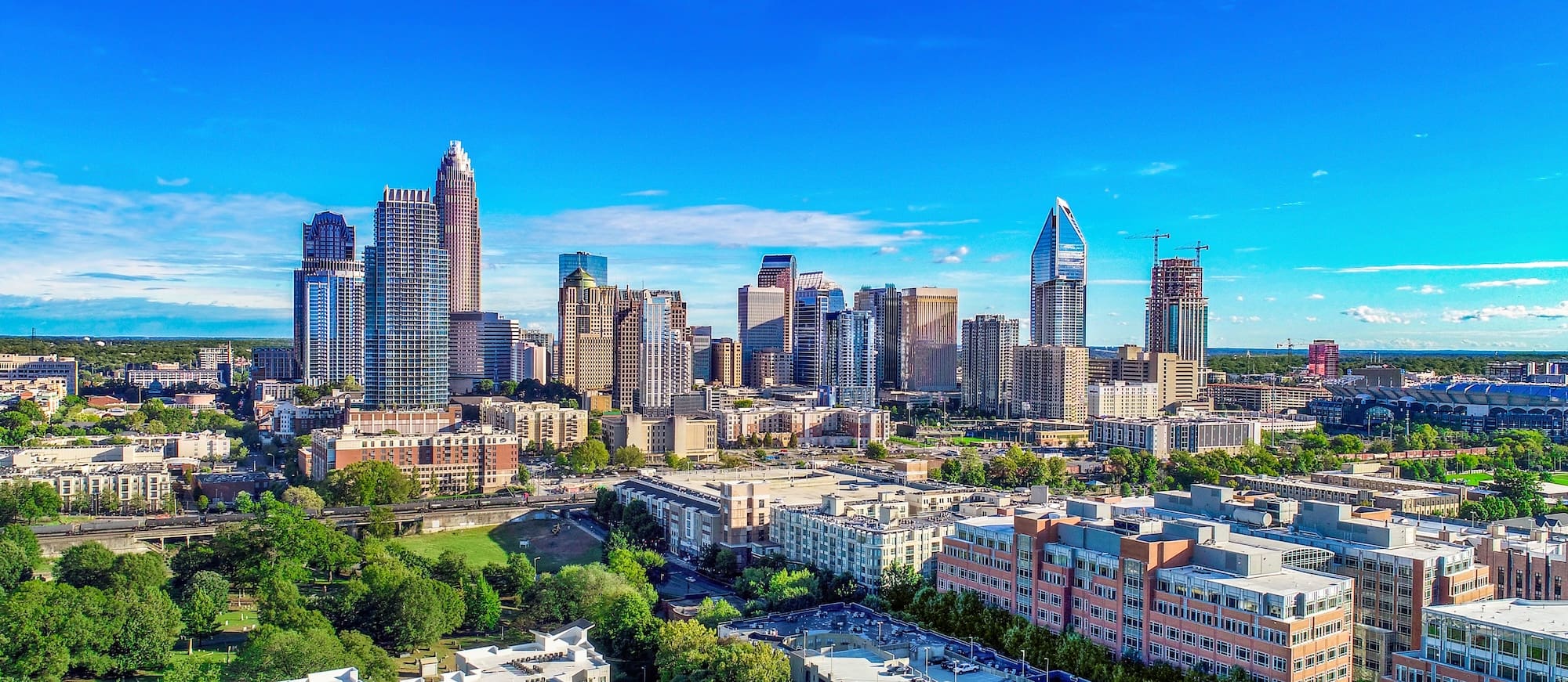 Charlotte North Carolina NC skyline