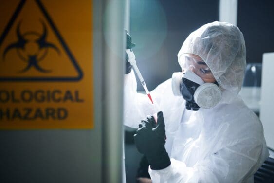 Hazardous materials in lab