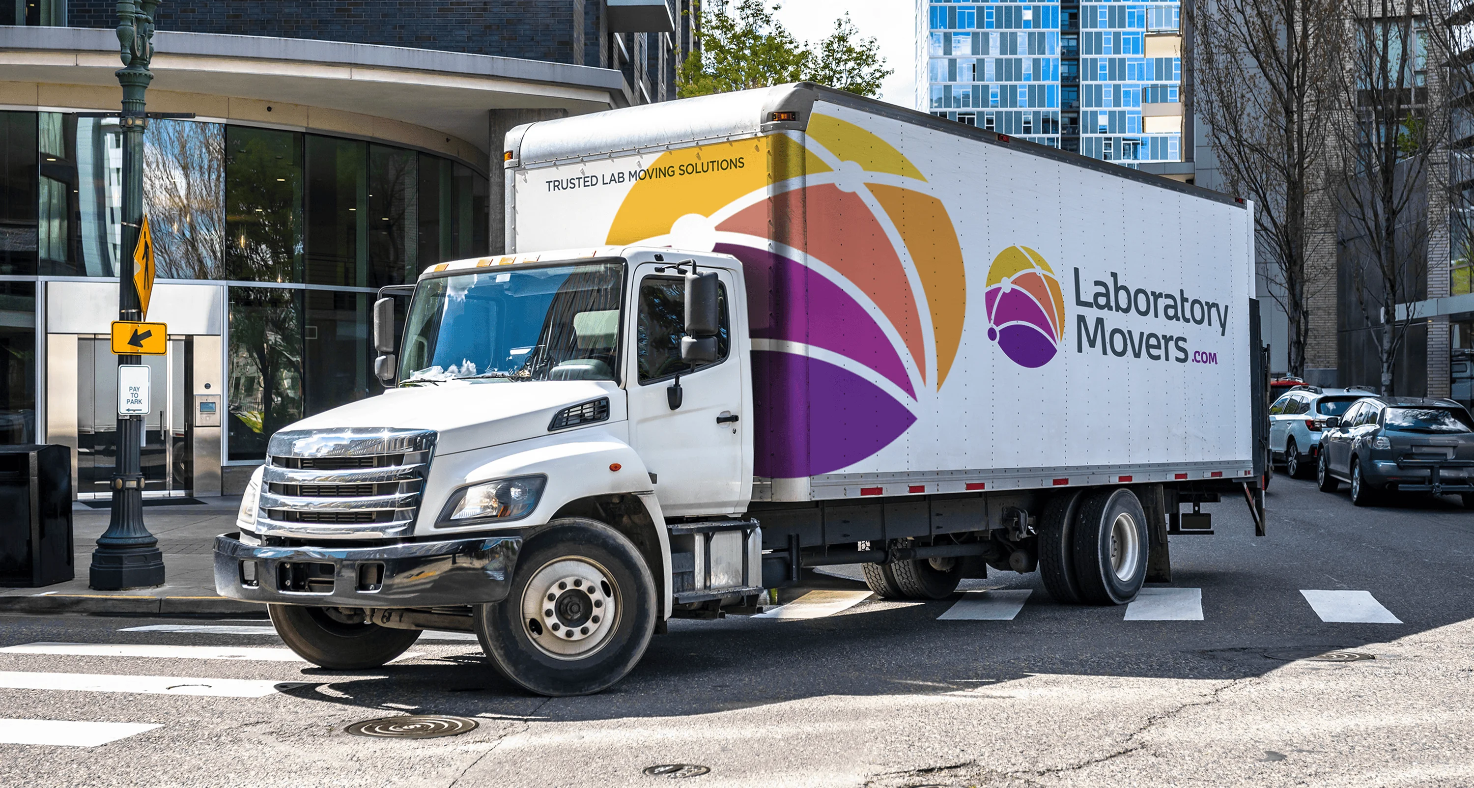 Laboratory Movers truck